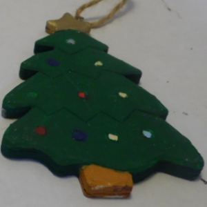 CHRISTMAS WOODEN ORNAMENT  313WD