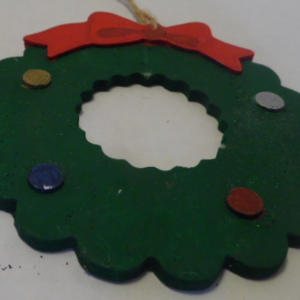 CHRISTMAS WOODEN ORNAMENT  316WD