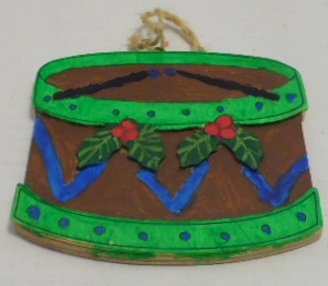 CHRISTMAS WOODEN ORNAMENT  327WD