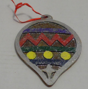 CHRISTMAS WOODEN ORNAMENT  328WD