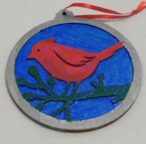 CHRISTMAS WOODEN ORNAMENT  331WD