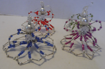 CHRISTMAS GLASS BEAD ORNAMENT  333A