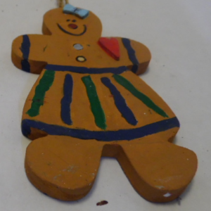 CHRISTMAS WOODEN ORNAMENT  335WD