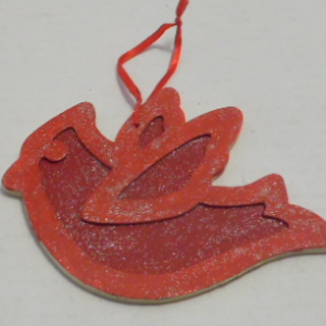 CHRISTMAS WOODEN ORNAMENT  337WD