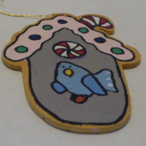 CHRISTMAS WOODEN ORNAMENT  342WD