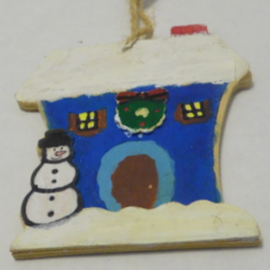 CHRISTMAS WOODEN ORNAMENT        344WD