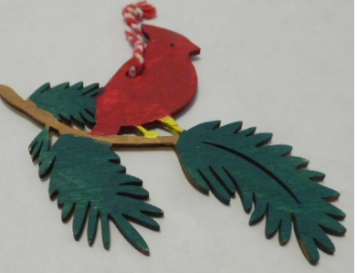 CHRISTMAS WOODEN ORNAMENT        350WD
