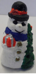 CERAMIC SNOWMAN 404C