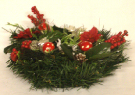 CHRISTMAS CANDLE RING       804CR