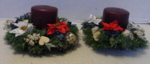 CHRISTMAS CANDLE RING 806CR