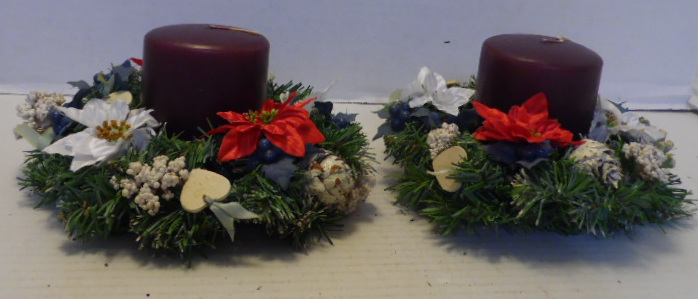 CHRISTMAS CANDLE RING       806CR