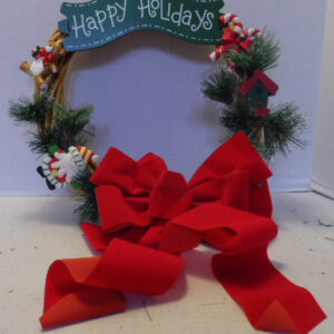 CHRISTMAS DOOR WREATH   809
