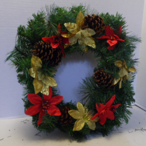 CHRISTMAS DOOR WREATH   833