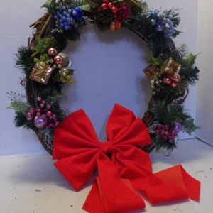 CHRISTMAS DOOR WREATH   836