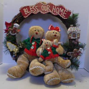 CHRISTMAS DOOR WREATH   853